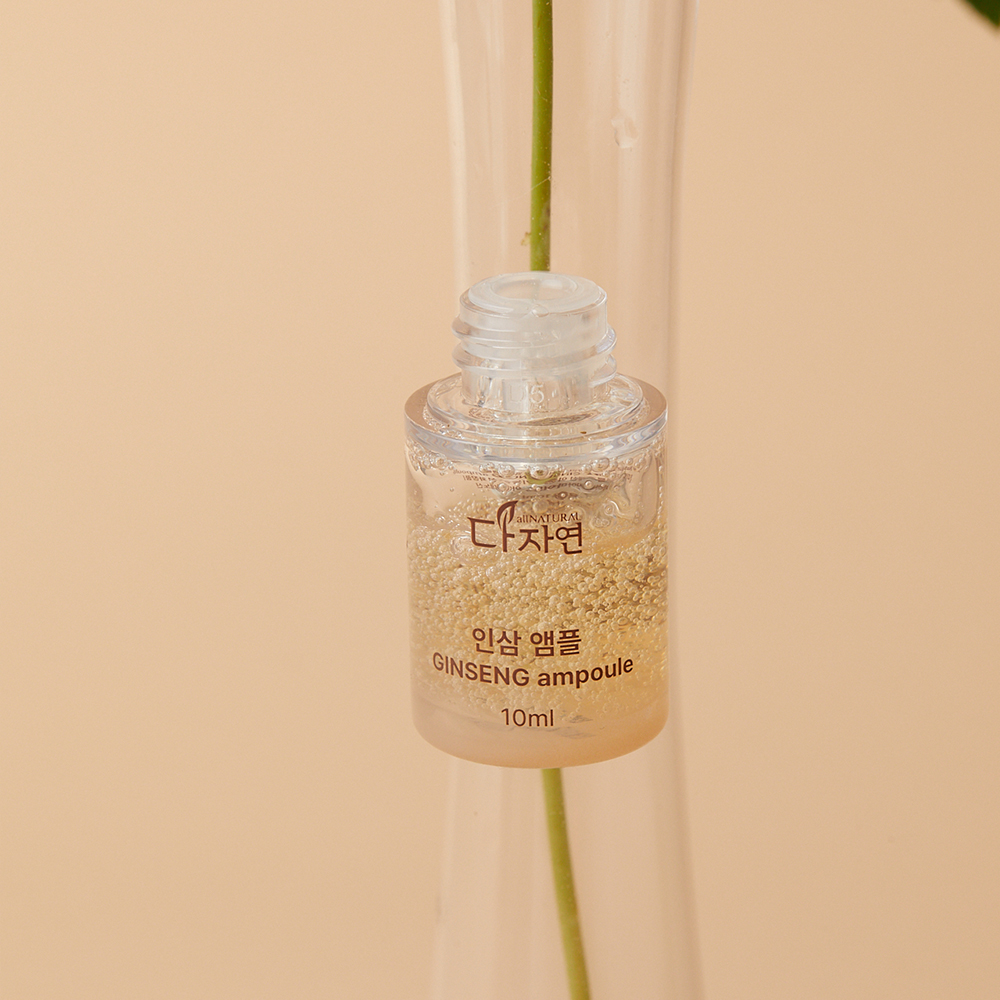 자연의벗 다자연 인삼 앰플 10ml 3종 인삼추출물 영양 미백 주름 피부톤 탄력 사포닌 이미지 8