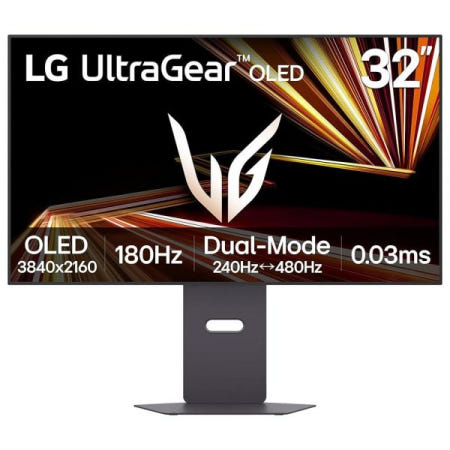 LG전자 [해외]LG 32GX870A-B 32인치 울트라기어 4K UHD(3840 x 2160) OLED 게이밍 모니터, 듀얼 모드, 240Hz, 0.03ms, NVIDIA, AMD Fre