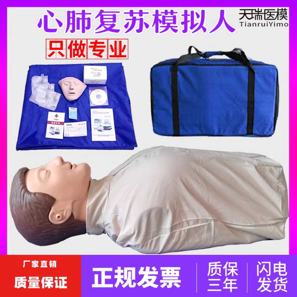 심폐소생 마네킹 훈련 과학 교육용 교보재 응급구조 기본형 이미지 6