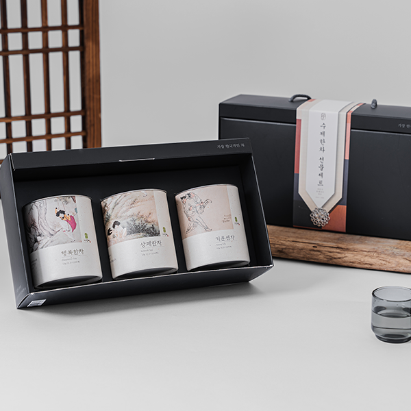 설 명절 진명차 수제한차 2종 국산 목에 좋은 차 교수님 건강 선물 세트 20티백 이미지 3