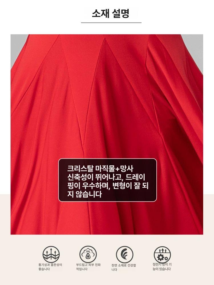 라틴 댄스복 스포츠 퍼플레드 m - 상세 이미지 5
