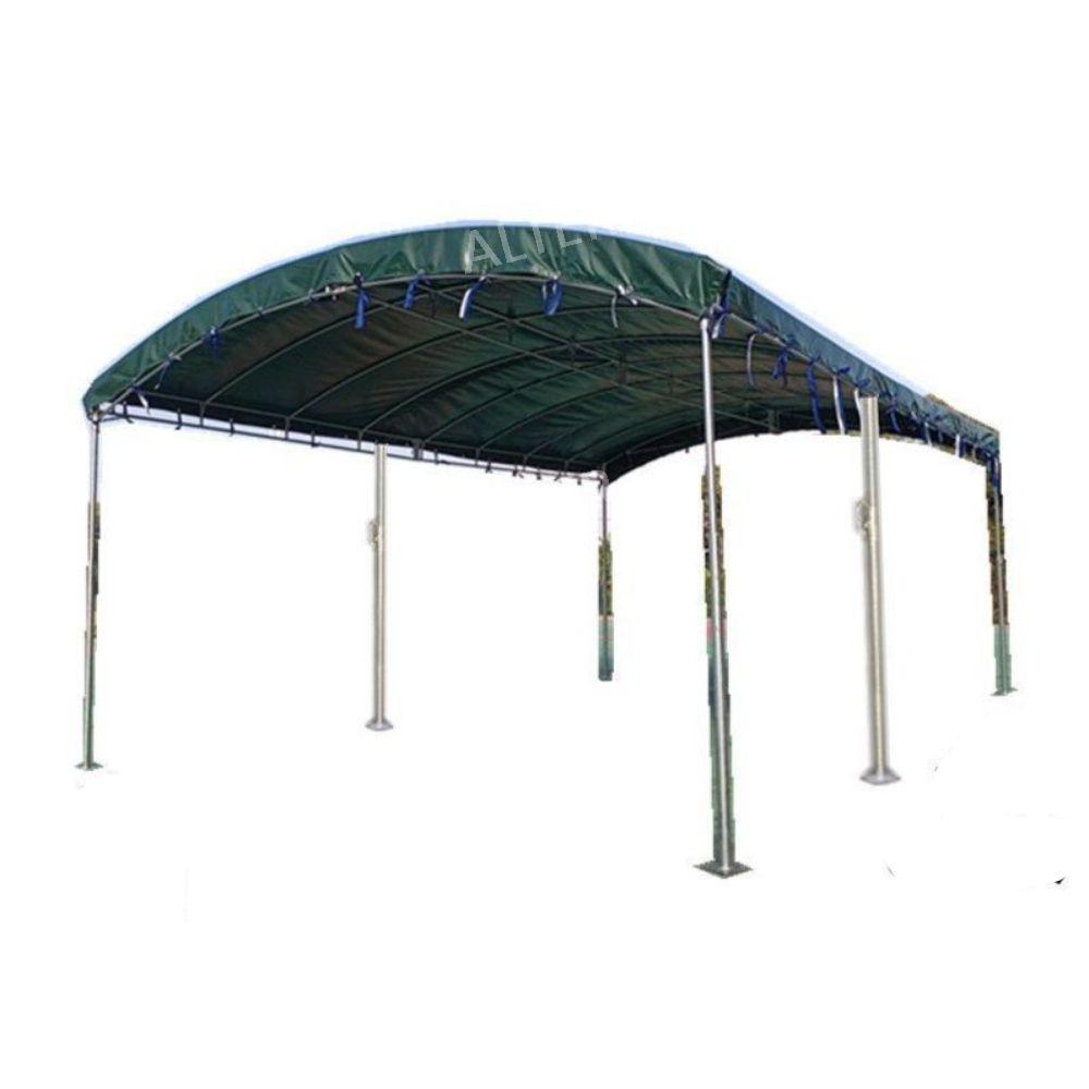 조립식주차장 간이천막 이동식 차고천막 어닝 캐노피 6x8m - 상품 이미지
