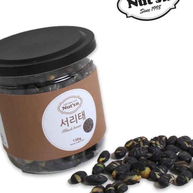 건강간식 안딱딱한 볶음서리태 원터치캔(소) 150g - 상품 이미지