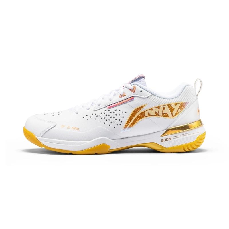 Li-ning MAX 에디션 화이트 초경량 탁구화 선수용 - 상품 이미지