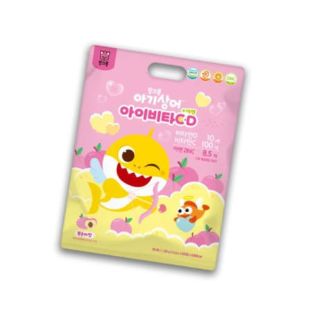 비타민 핑크퐁 아기상어 아이비타CD + 아연1000정