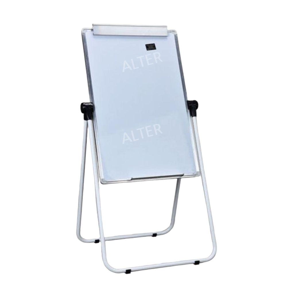 이동 화이트보드판 메모판 탈부착 자유자재로 화이트보드 접이식 60x90cm 블랙 양면 화이트보드 - 상세 이미지 2