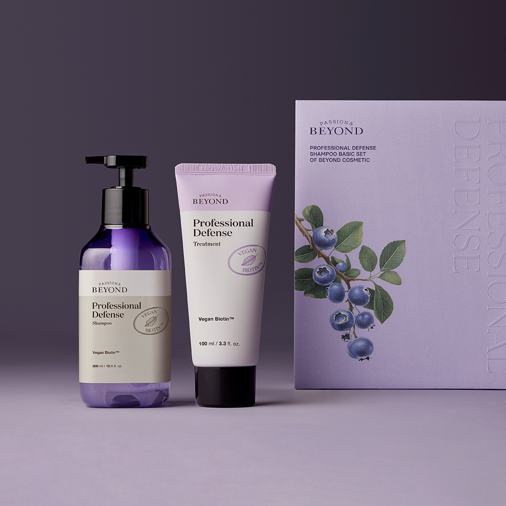 비욘드 탈모샴푸 프로페셔널 디펜스 샴푸 베이직 기획 베리향 제품 이미지