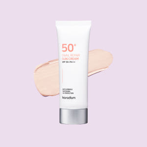 카라디움 스네일 리페어 톤업 선크림 SPF50+ PA+++ 솔직 후기 | 피부 타입별 분석 - 상품 이미지 1