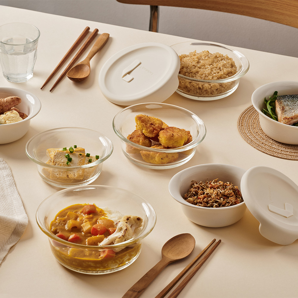 락앤락 리뉴얼 바로한끼 도자기 밥용기 250ml 2개세트 (LLC301S2) 대표 이미지