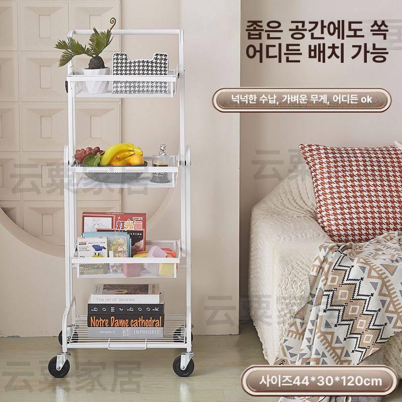 이동식 가판대 플리마켓 행사용 매대 전시회 야외 철제 블랙 3단 소형 바퀴 2.3인치 고무 바퀴 - 상세 이미지 3
