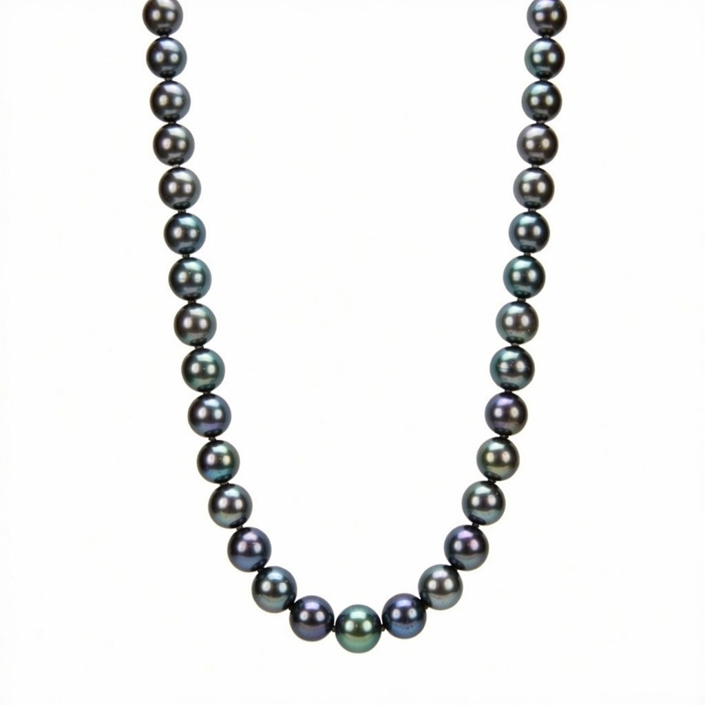 아코야 흑진주 목걸이 7mm~7.5mm - 상품 이미지