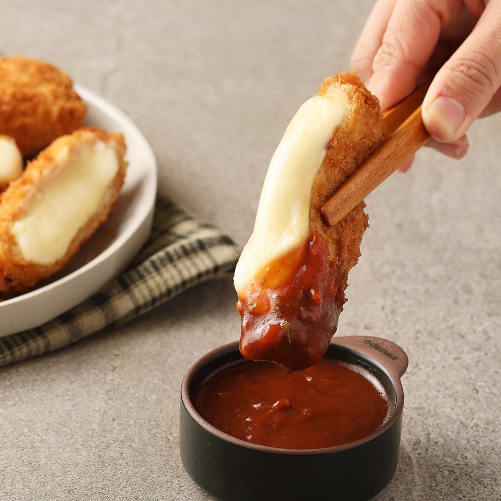 [푸딩팩토리] 치즈마니돈까스 260g (2개입) 냉동돈까스 치즈가득 간편조리 - 상세 이미지 4