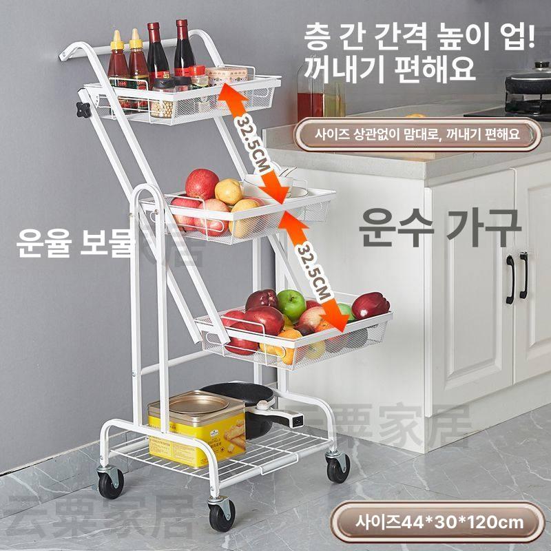 이동식 가판대 플리마켓 행사용 매대 전시회 야외 철제 블랙 3단 소형 바퀴 2.3인치 고무 바퀴 - 상세 이미지 4