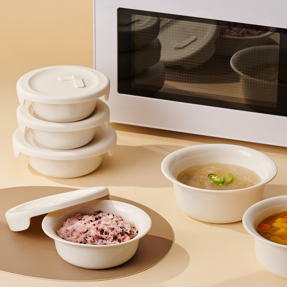 락앤락 리뉴얼 바로한끼 도자기 밥용기 250ml 2개세트 (LLC301S2) 상세 이미지 5