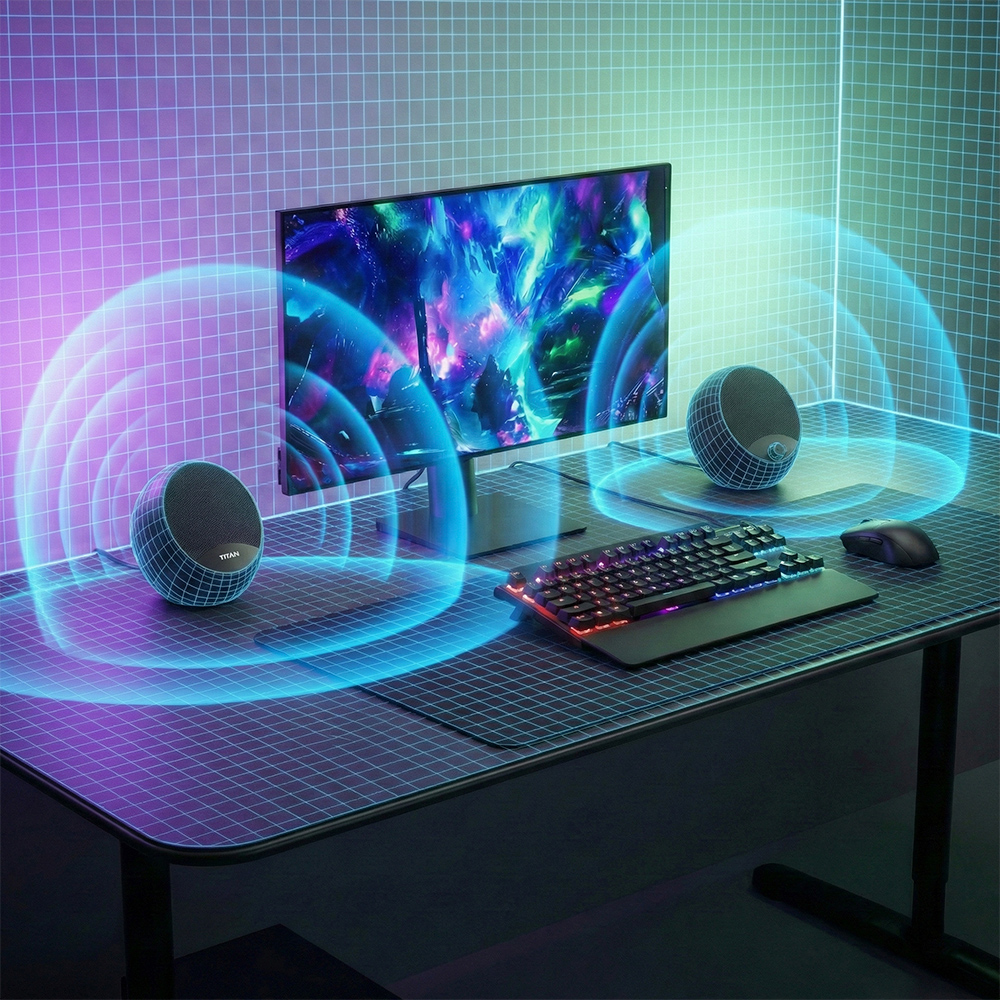 게이밍스피커 제닉스 TITAN V2 컴퓨터스피커 게이밍오디오 스피커후기