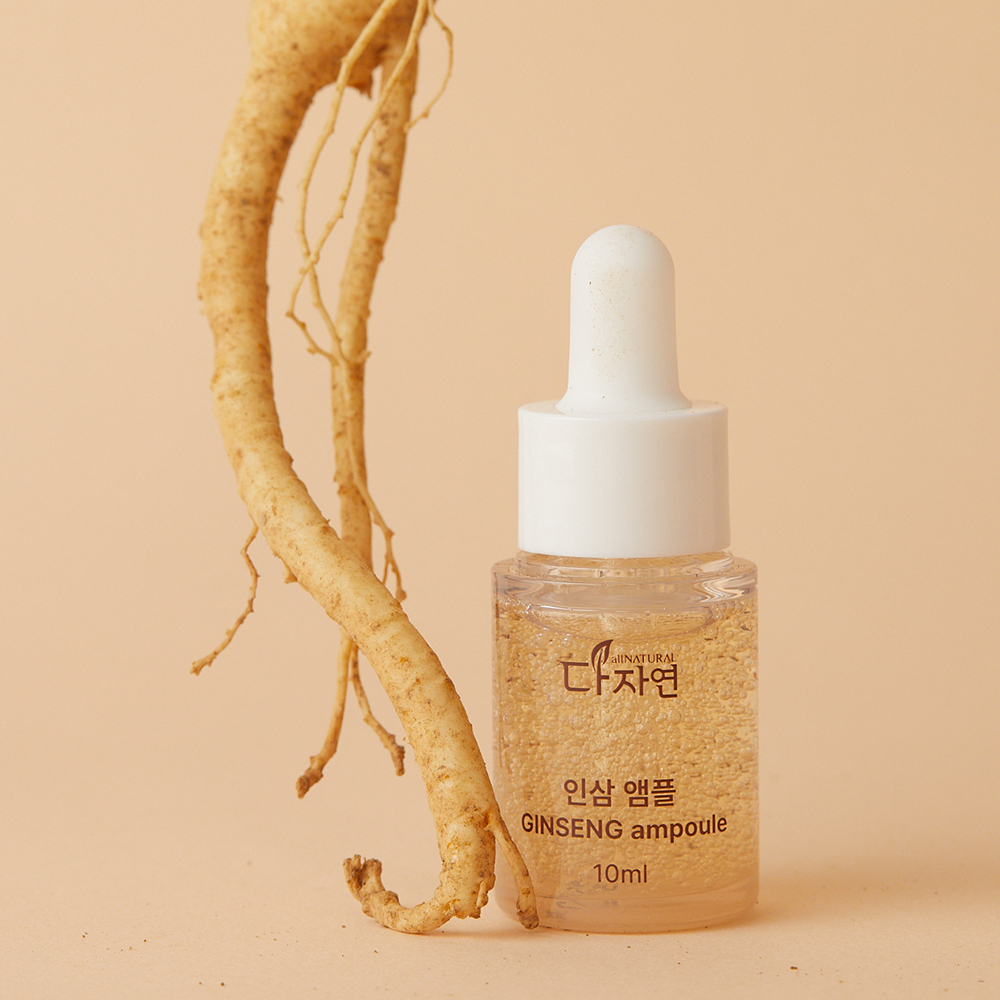 자연의벗 다자연 인삼 앰플 10ml 3종 인삼추출물 영양 미백 주름 피부톤 탄력 사포닌 - 상세 이미지 4