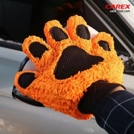 스러플 버핑타월 카렉스 3분세차 타이거 자동차 세차장갑