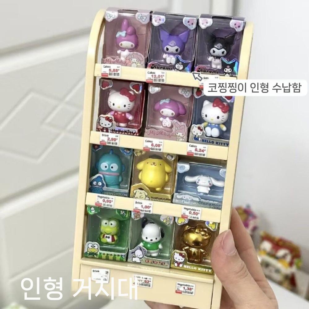 쌀알 피규어 수납함 다용도 정리함 전시대 벽걸이 투명보관함 - 상세 이미지 2