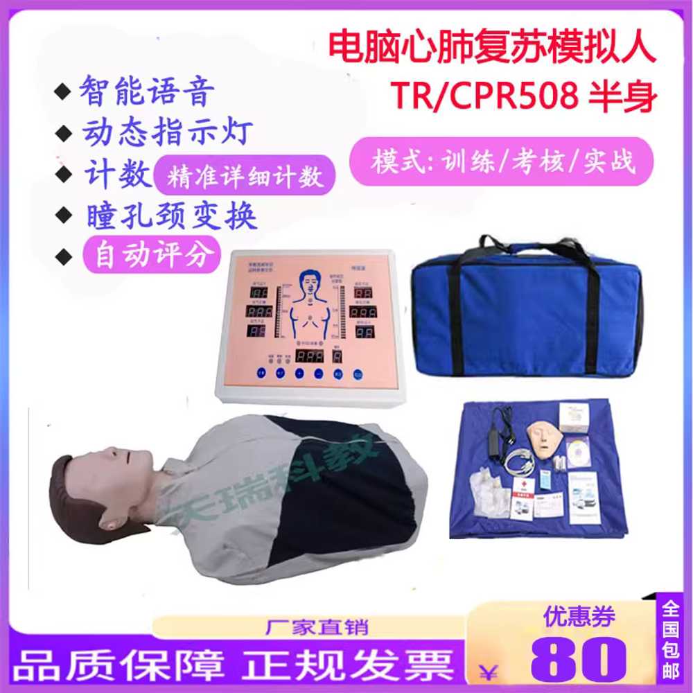 심폐소생 마네킹 훈련 과학 교육용 교보재 응급구조 기본형 - 상세 이미지 2