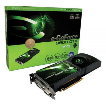 [해외]EVGA 512-P3-N874-AR e-GeForce 9800 GTX + 슈퍼클럭 512MB DDR3 PCI-Express 2.0 그래픽 카드