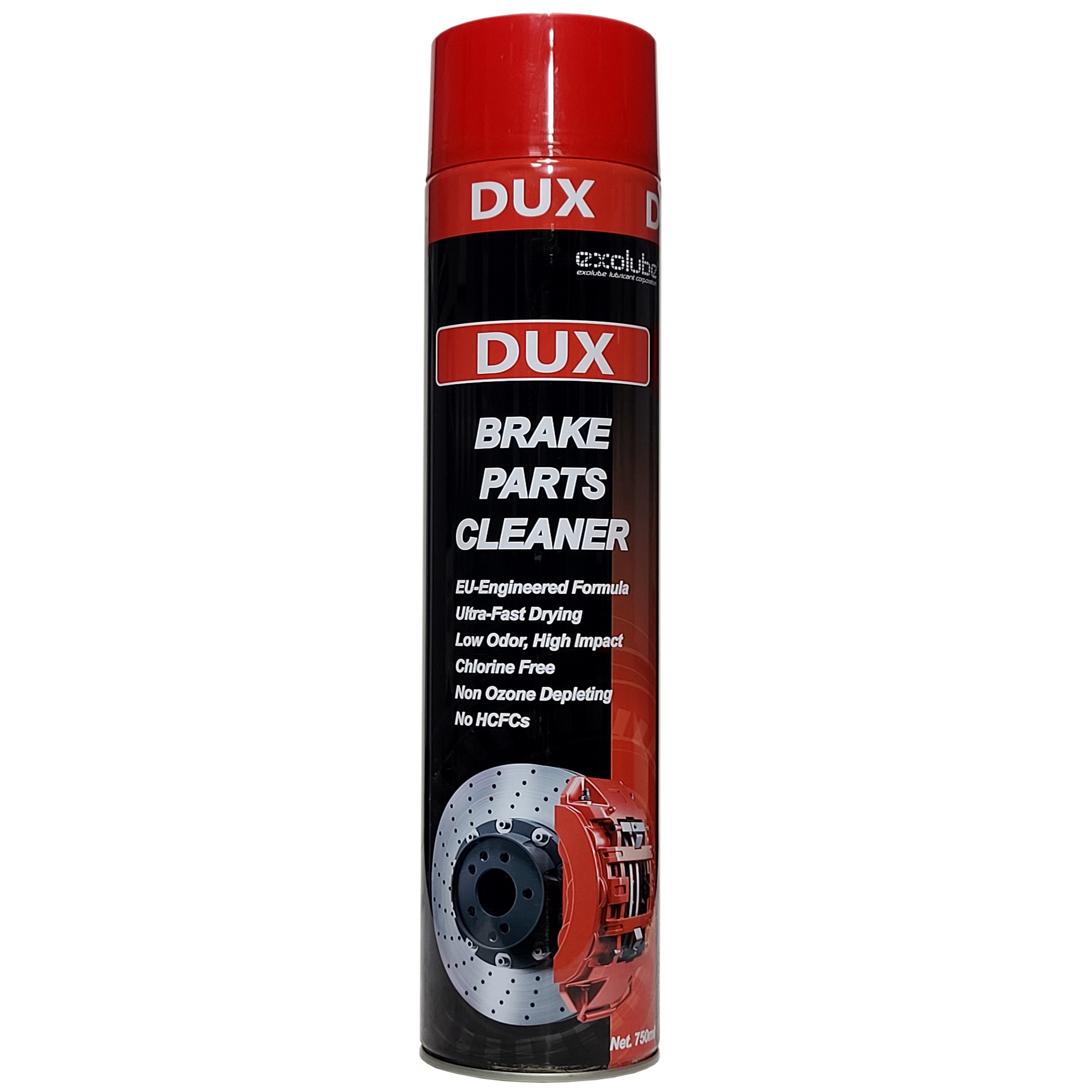 DUX 브레이크 파츠 크리너 750ml x 24개 1박스 18L 강력한 침투 세정력 및 속건성 기능 (작업자 보호 설계) - 상세 이미지 3