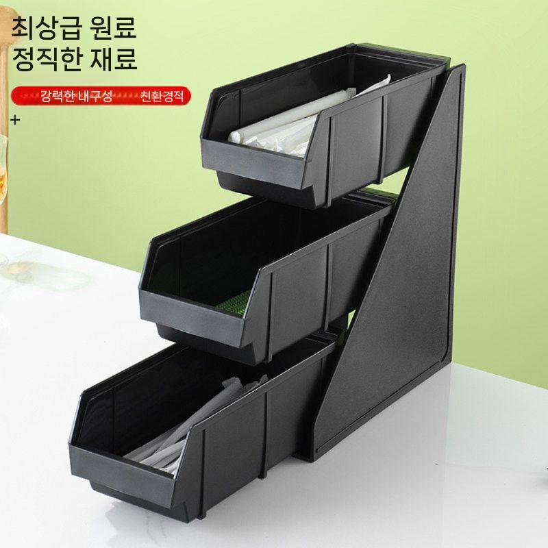 수저통 식당 수저 수납 업소용 숟가락 젓가락 정리함 케이스 - 상세 이미지 3