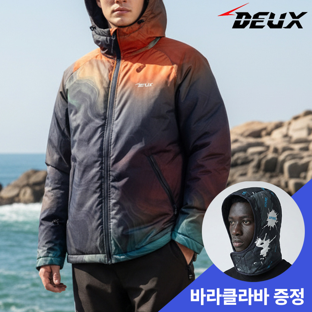 듀스피싱 겨울 낚시 누빔 패딩 자켓 방한 낚시복 상의 생활방수 방풍 PMS-006 - 상품 이미지