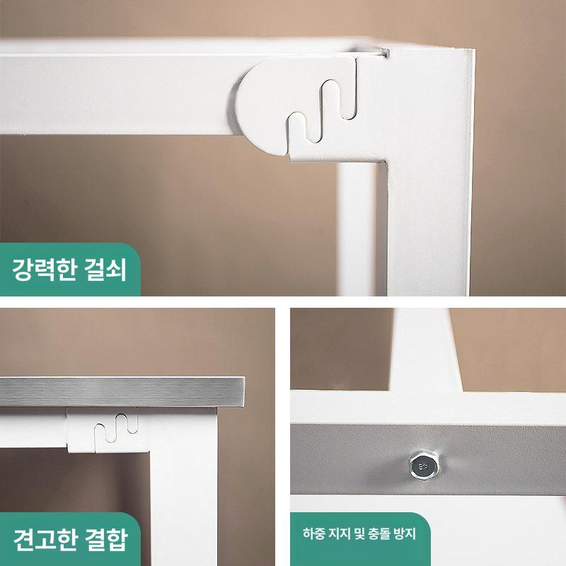 업소용 작업대 선반 반찬 보관 식당용 스테인리스 주방 두꺼워진 80 x 60x75 - 상세 이미지 5