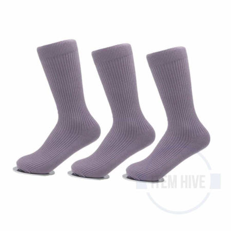 빅사이즈 골지 남자장목양말 웜보라 3켤레 남자무지양말