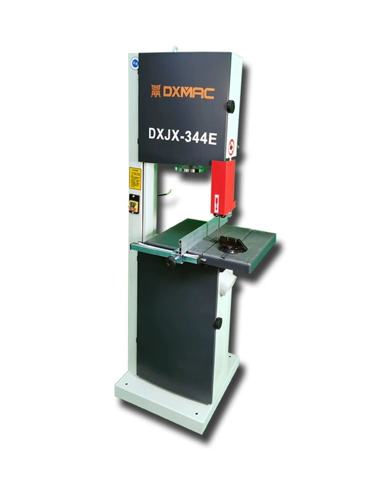 목공 띠톱 스크롤쏘 수직 밴드톱 와이어 절단기 산업용 343e 220V 1.1kW 모터 - 상품 이미지