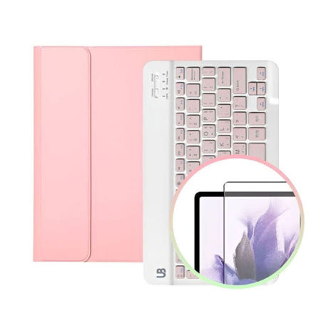 라이트 케이스+강화유리 키보드 케이스+강화유리 필름 갤럭시탭A7 1매