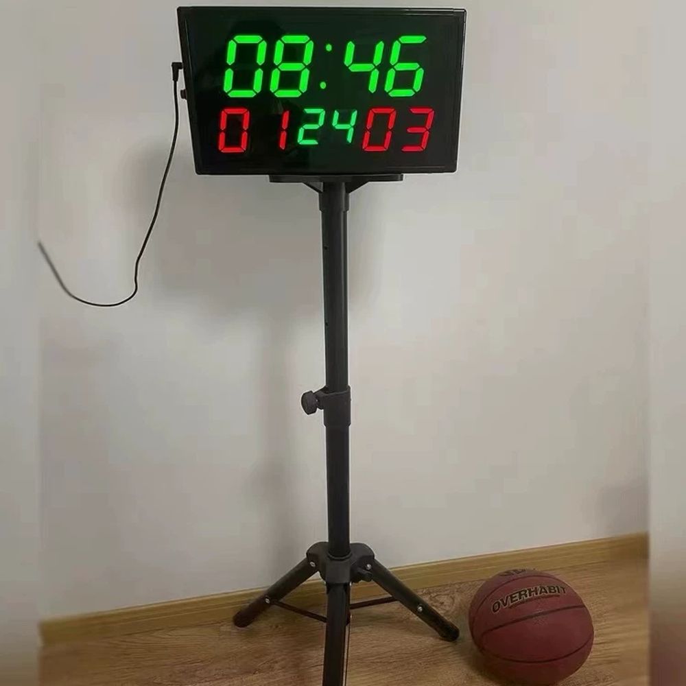 점수판 농구 탁구 당구 디지털 차수판 전자점 A. 플러그인3인치 99포인트 보조배터리 지원 - 상세 이미지 4