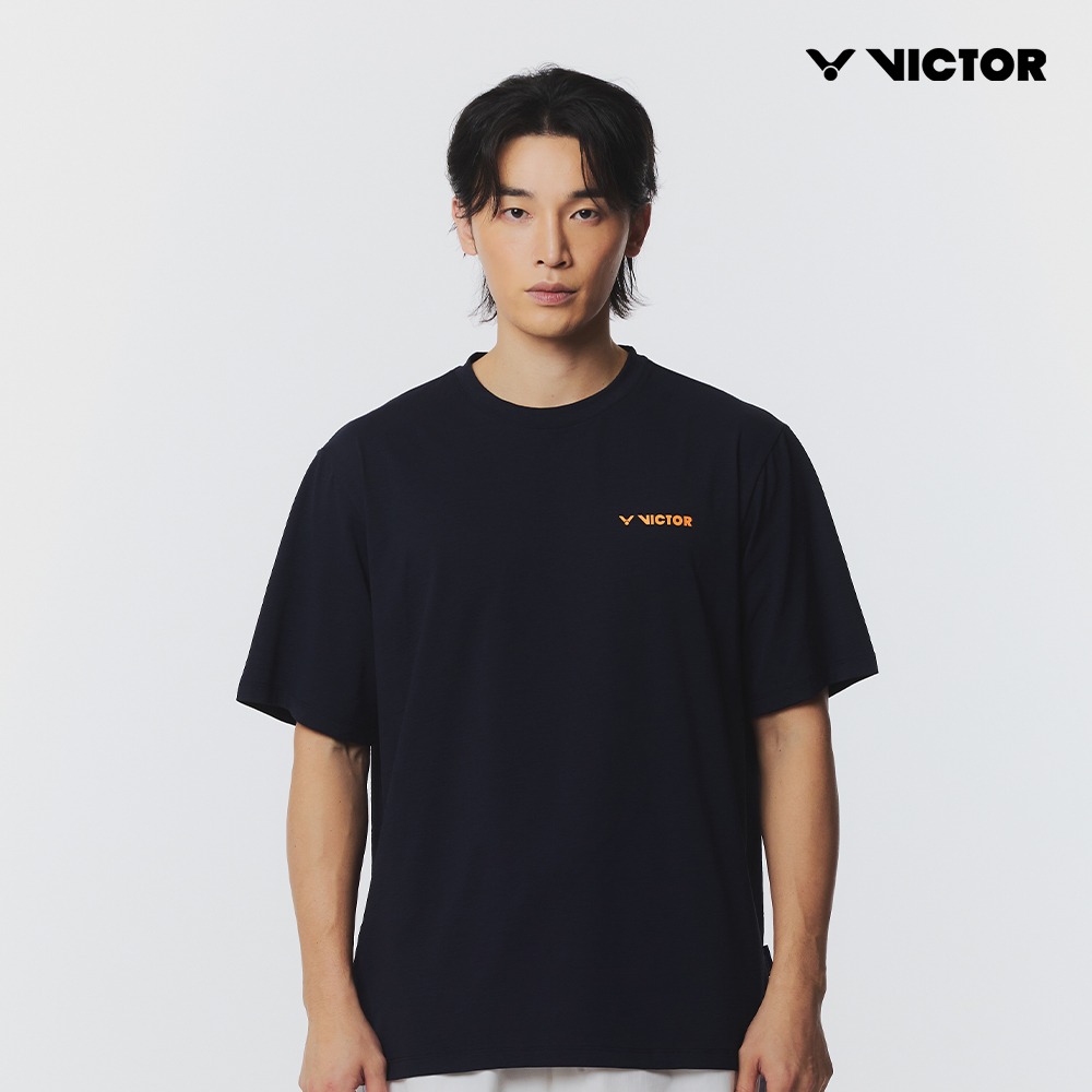 빅터 오버핏 반팔 티셔츠 배드민턴복 상의 의류 남녀공용 VT26ATO203U 2026 SS - 상세 이미지 2