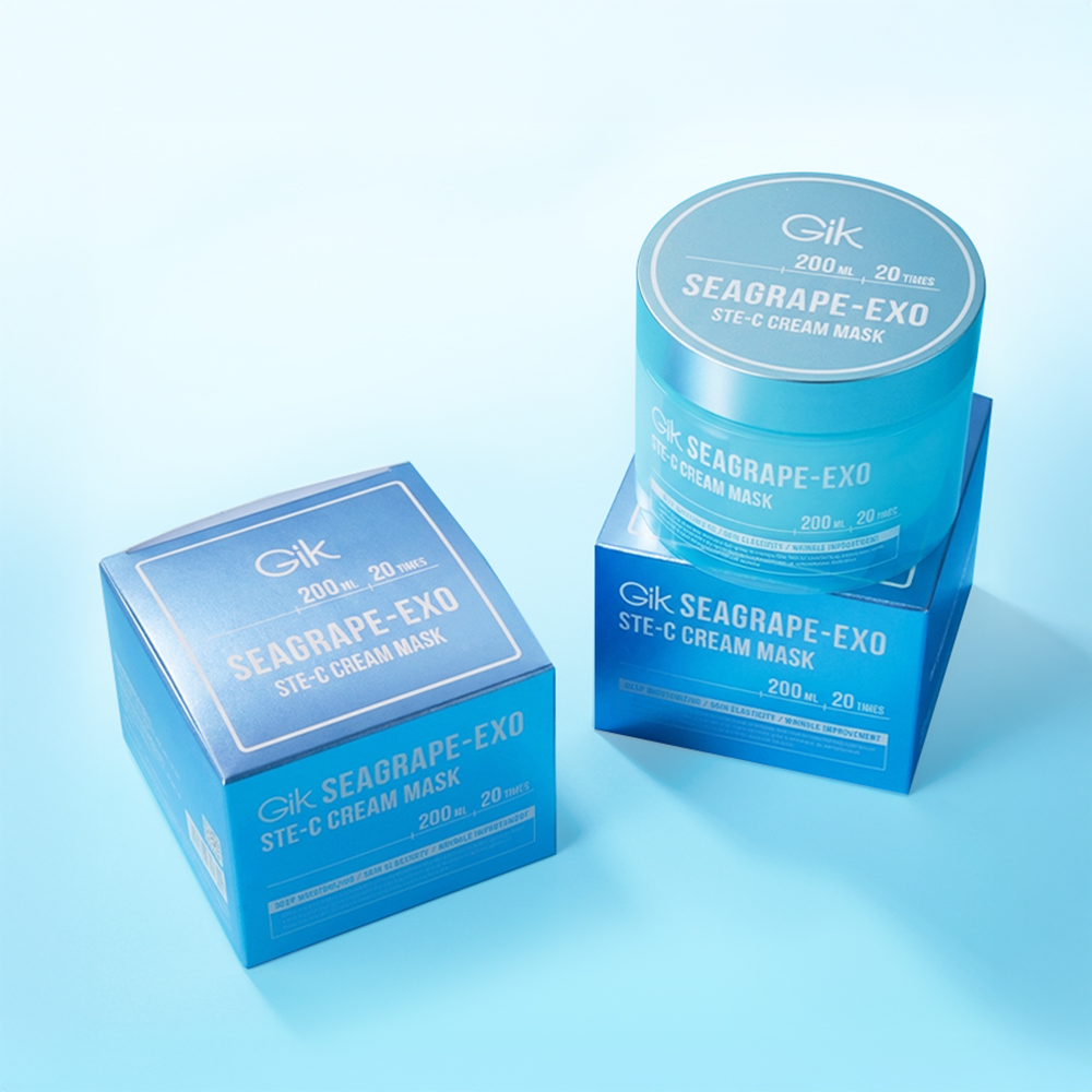 GIK 시그레이프 엑소좀 주름 탄력 보습 슬리핑 집중 크림 마스크 팩 200ml, 1개 - 상세 이미지 2