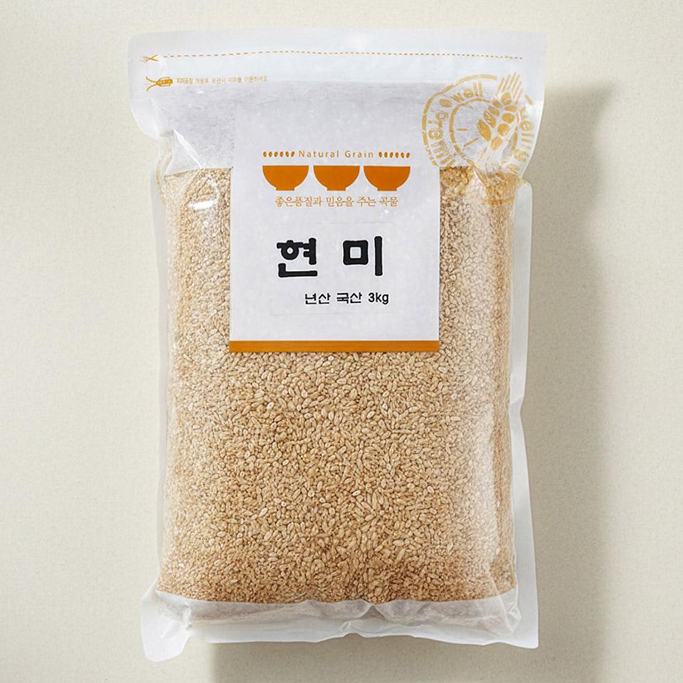 메가마트 현미 3KG - 상품 이미지