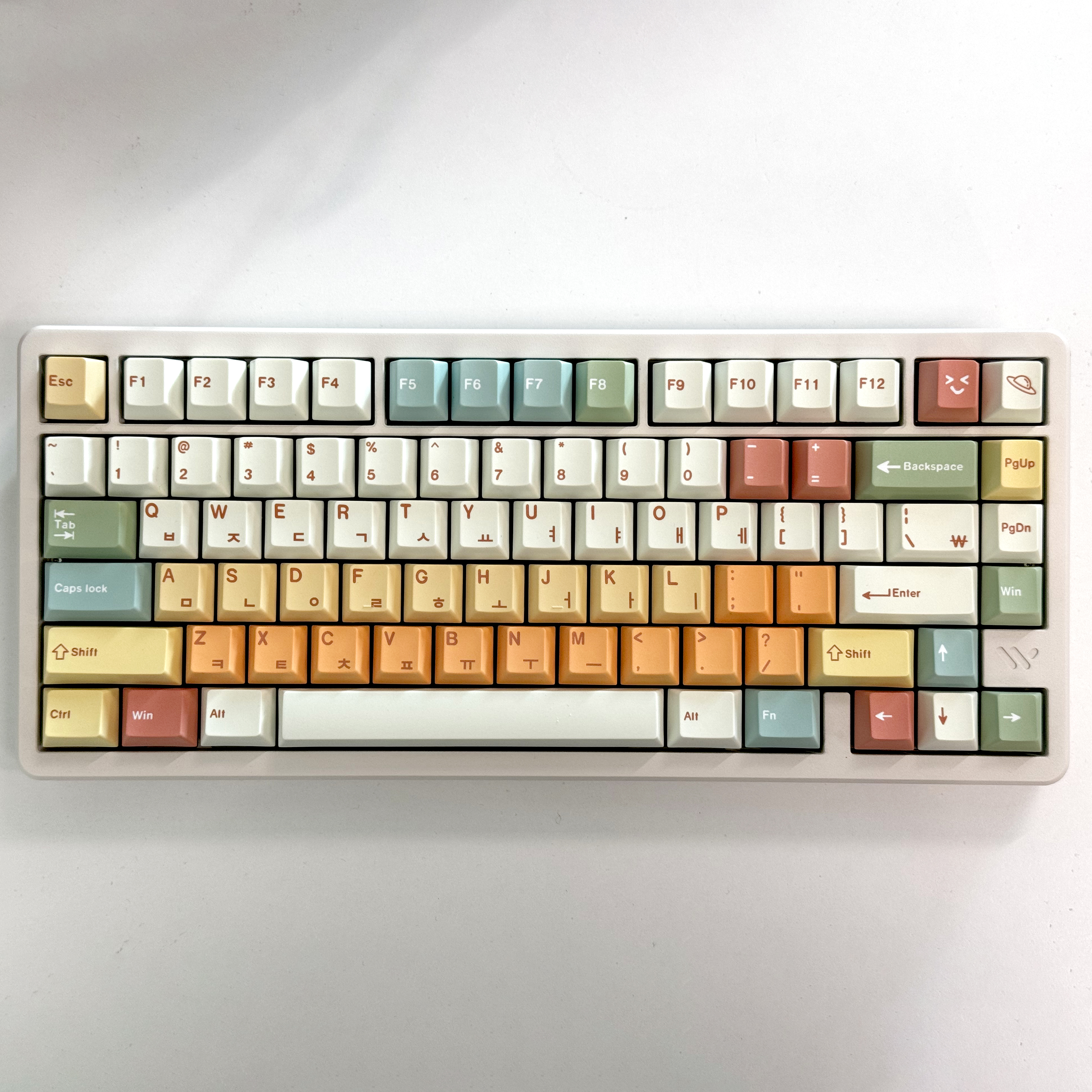 늦봄 한글 키캡 PBT 1.7mm 염료승화 CHERRY 기계식키보드 호환 키캡 - 상세 이미지 4