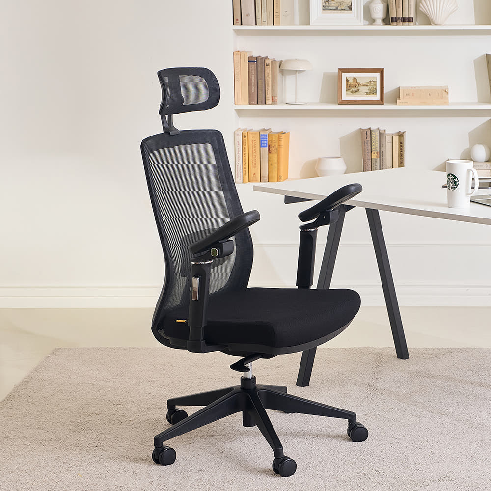 5D팔걸이 메쉬의자 MC002