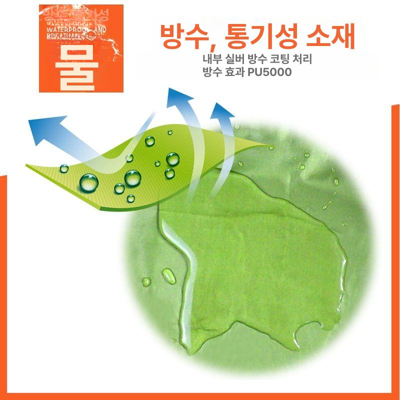 배낭 방수커버 하이킹 등산 남색 방수 총린 백팩 야외 -블랙- 35L - 상세 이미지 4