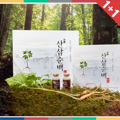 (1+1이벤트) 산삼순백  [ 7년근 산양산삼추출액100% ] 압도적농도 지리산함양산 제품 이미지