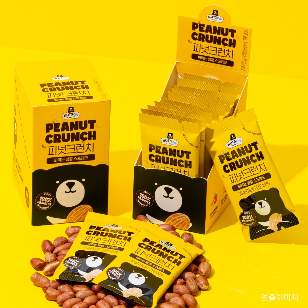 [넛츠온] 넛버터 피넛크런치(20g x 10p) / 땅콩100% 스프레드 스틱 - 상세 이미지 3