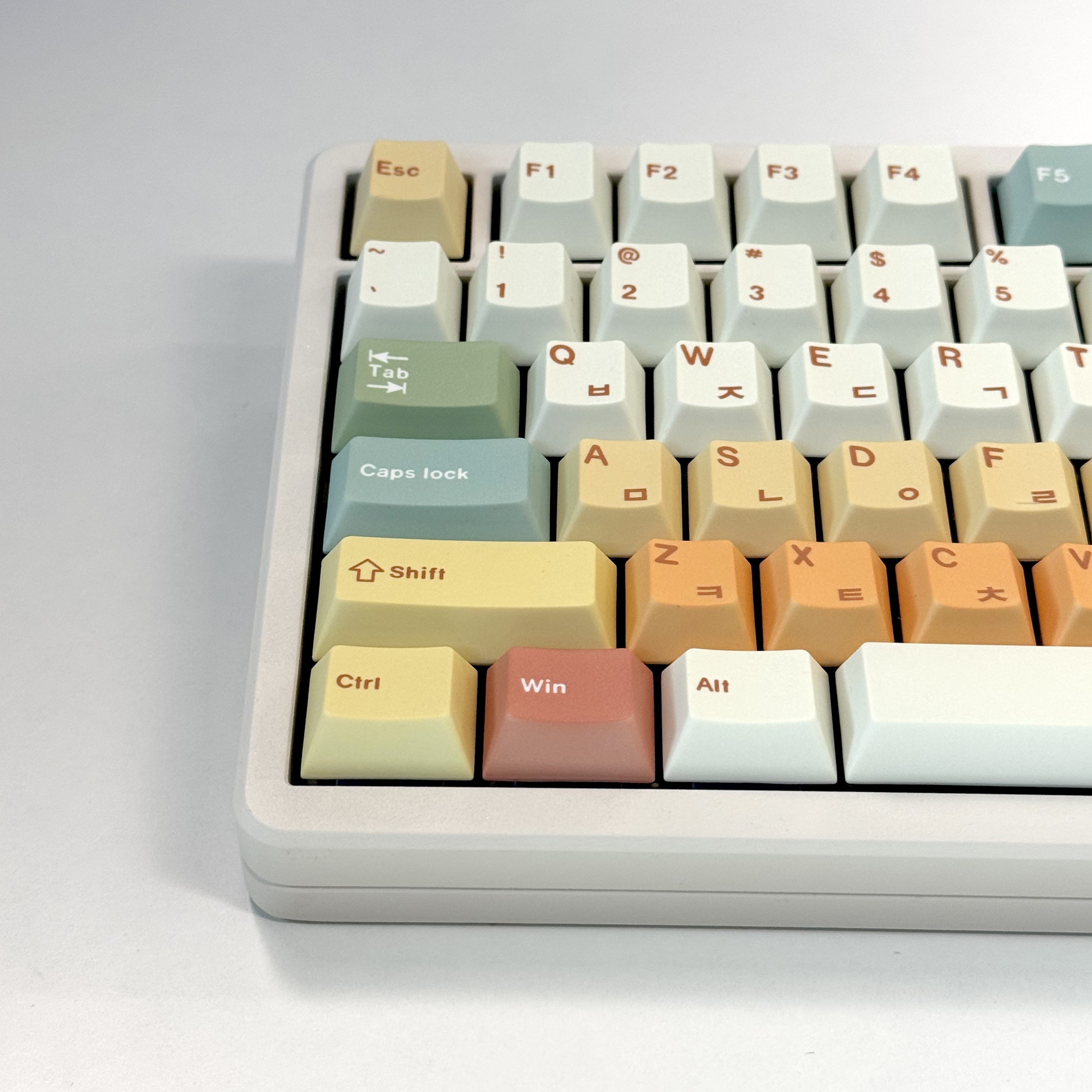 늦봄 한글 키캡 PBT 1.7mm 염료승화 CHERRY 기계식키보드 호환 키캡 이미지 8