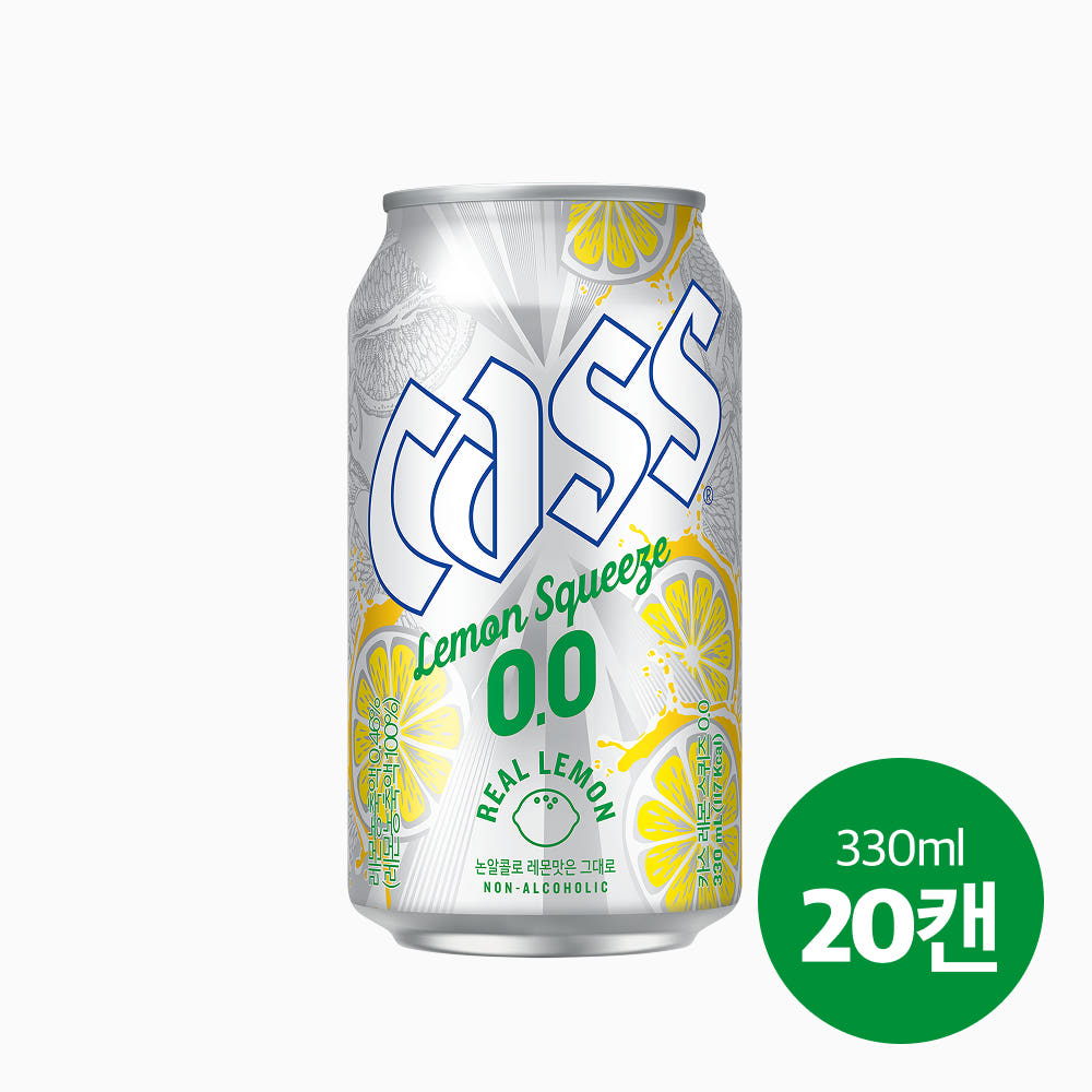 카스 레몬 스퀴즈 제로 330ml 20개 가격 비교 오비맥주 브랜드스토어 카스 레몬 스퀴즈 제로 330ml 20개