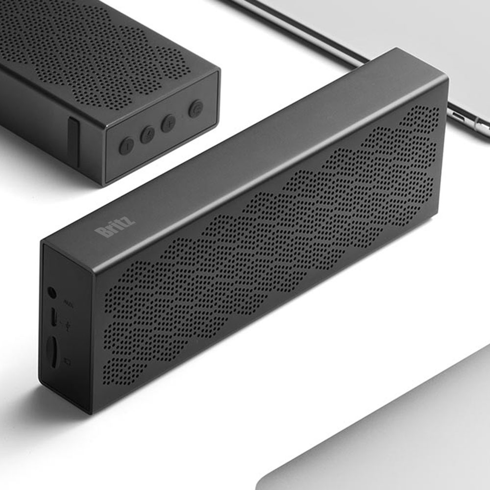 브리츠 BR-M120 그레이 포터블 블루투스 스피커 - 상세 이미지 5