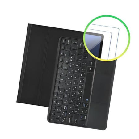 액정필름 FE 터치패드 키보드 케이스+강화유리 갤럭시탭S9 2매 세트