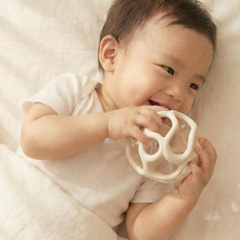 빌랑 실리콘 아기 공 치발기 소근육 감각 발달 촉감 볼