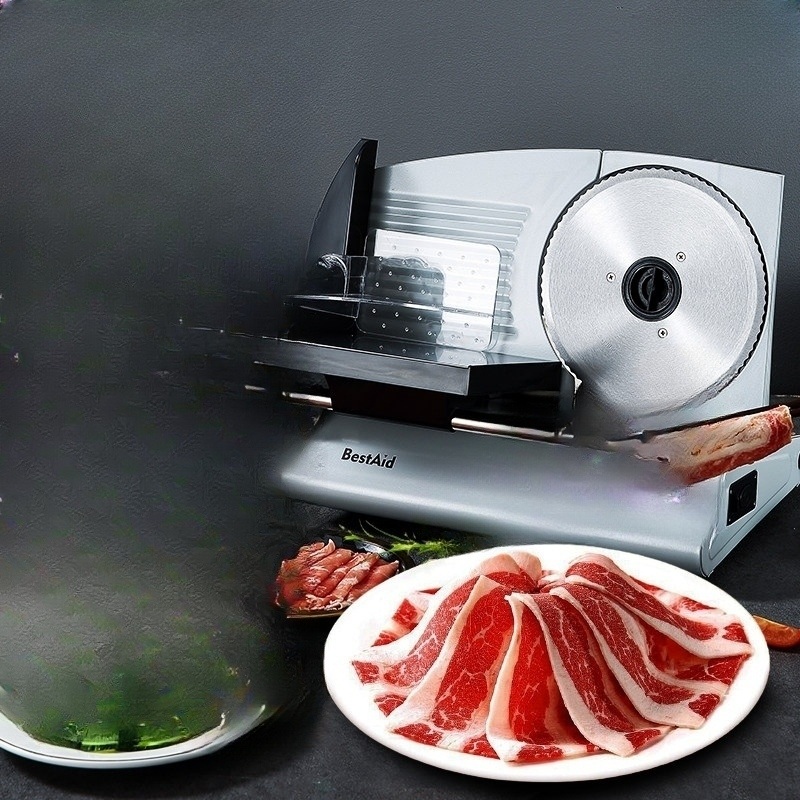 가정용 육절기 탁상용 고기 햄 야채 빵 등 다용도 강력 자동 전동 스테인리스 칼날 정밀 - 상품 이미지