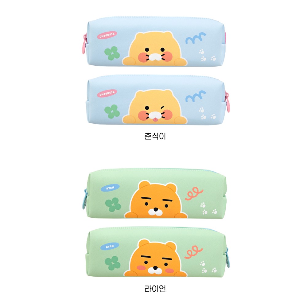 춘식이 필통 대용량 PVC 큰 파우치 초등 중학생 고등학생 카카오 굿즈 선물 이미지 8