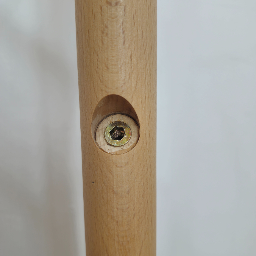 나무 원목 행거 스탠드 옷걸이 이동식 미니 우드 행거 옷 틈새 원룸 옷거치대 내추럴