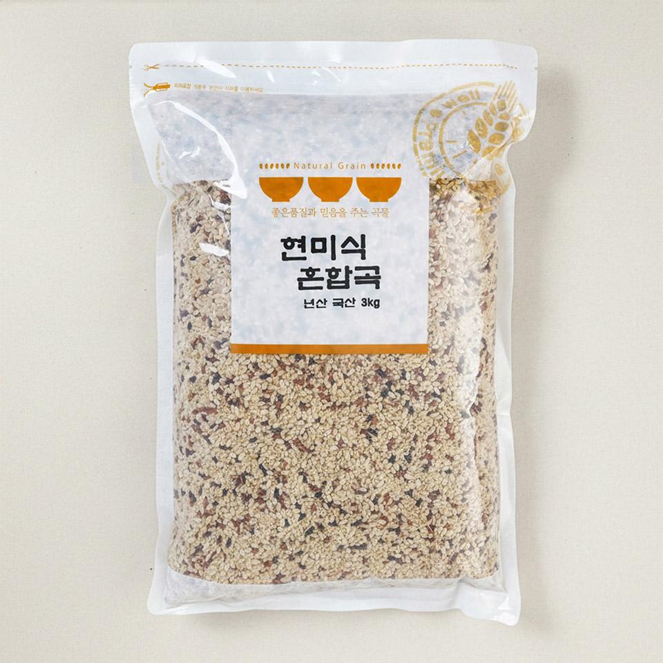 메가마트 현미식 혼합곡 3kg/봉 - 상품 이미지