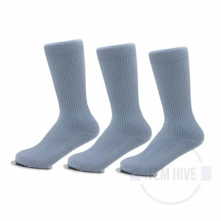 빅사이즈 골지 남자장목양말 웜블루 3켤레 남자면양말